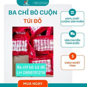 Ba chỉ bò cuộn (túi đỏ)
