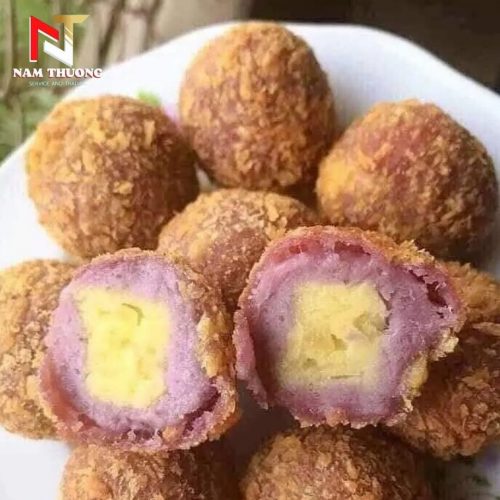 Món khoai môn lệ phố chiên giòn
