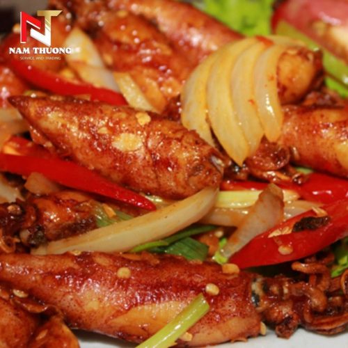 Món ngon chế biến từ Mực ghim 12upA Phan Thiết