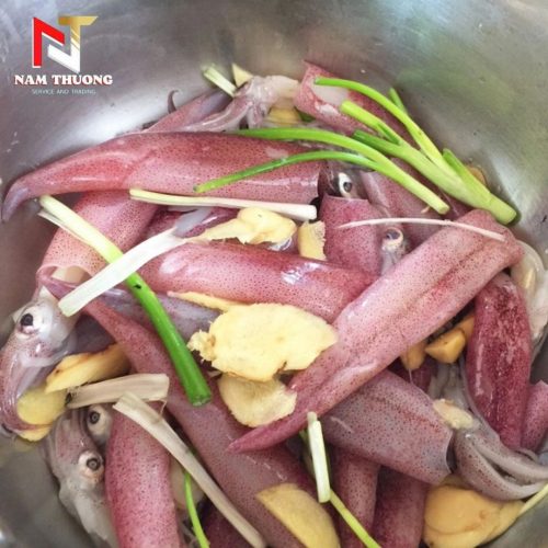 Chế biến Mực ghim 15upB Phan Thiết