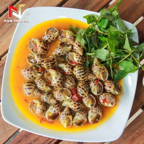 Món ăn chế biến từ ốc bông size 150-200