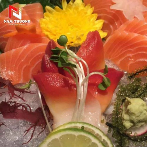 Món sashimi sò đỏ