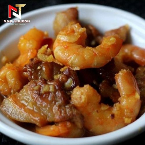 Món ăn chế biến từ tôm nõn BM to