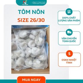 Tôm nõn size 26/30 tại Nam Thương