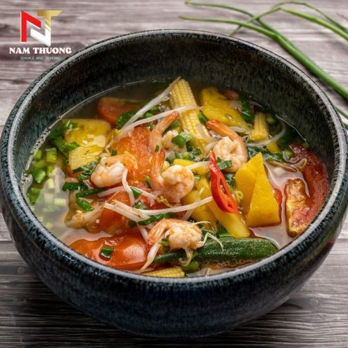 Món canh chua tôm nõn