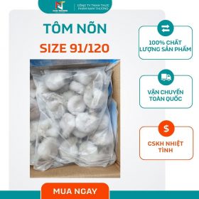 Tôm nõn size 91/120 tại Nam Thương