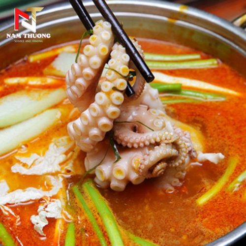 Món ăn chế biến từ Tuộc cấp rời size 10-15